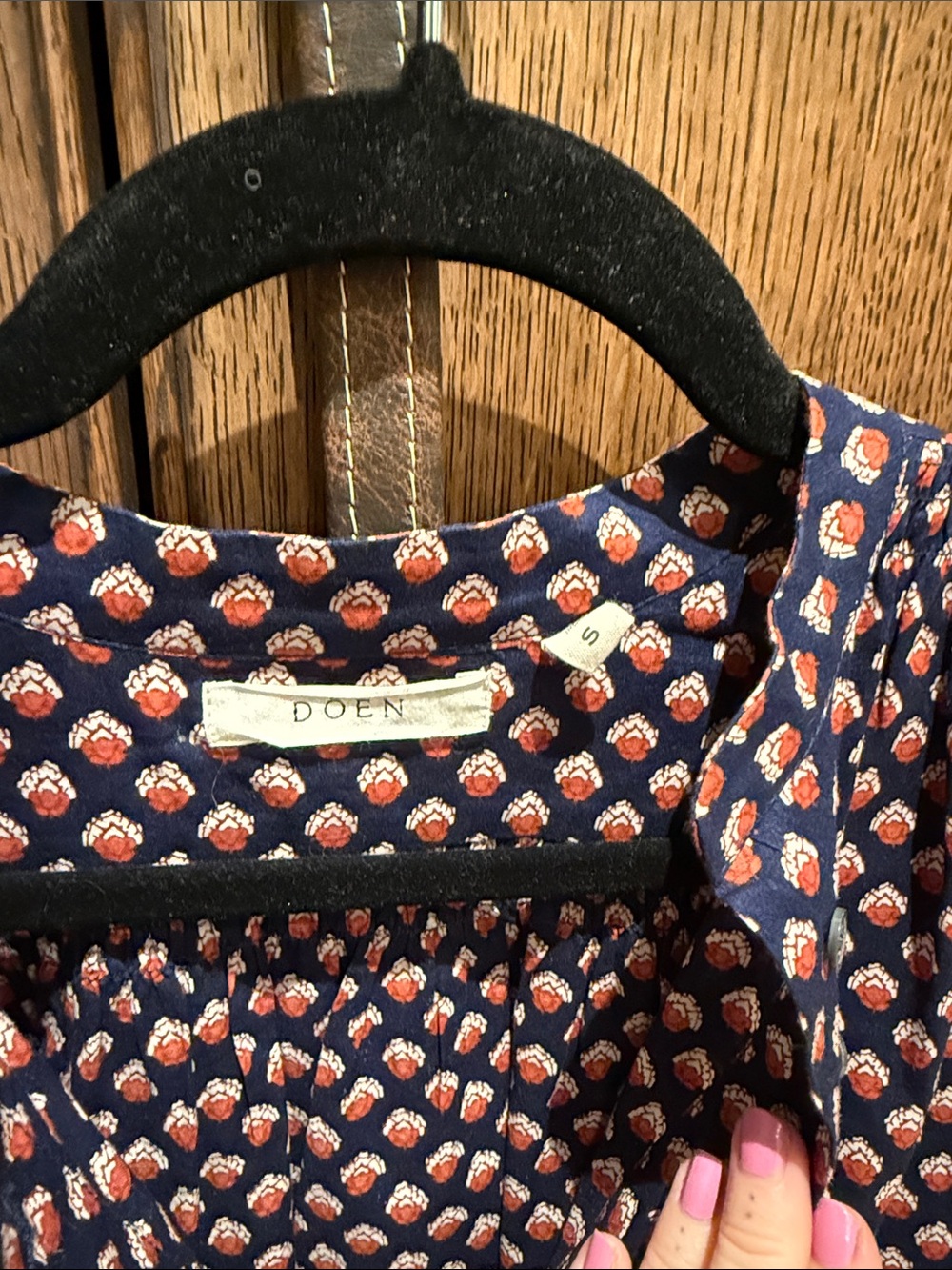 Doen Printed button up Blouse - Picture 2 of 4